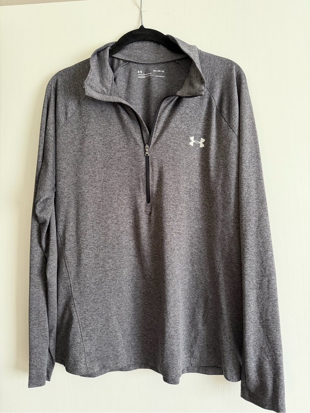 Women’s Under Armour Gray Quarter-Zip Pullover